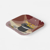 Magische Show Happy 7e Verjaardag Kinderfeestje Vi Papieren Bordje (Gebogen)