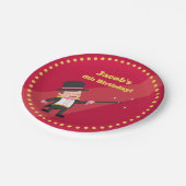 Magische Show Muggenjongen - levering op zaterdag Papieren Bordje (Gekanteld)