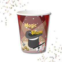 Magische Show Podium Rode Verjaardagsfeestje