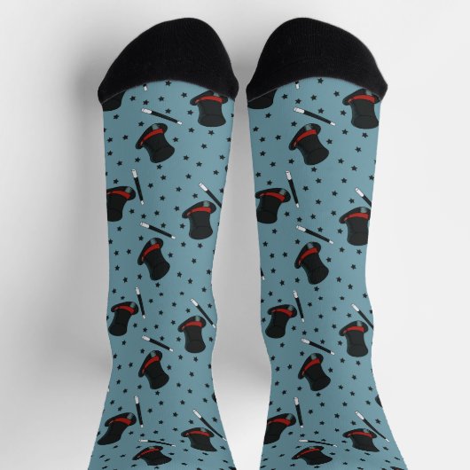 Magische Show van het Pet Magicans, geïllustreerd Sokken (Top)