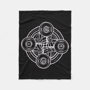 Magische Sigil (zegel) Sticker 18 Fleece Deken