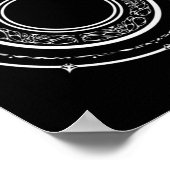 Magische Sigil (zegel) Sticker 4 Poster (Hoek)