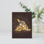 Magische sjaal van Alexandra Dikaia Briefkaart (Staand voorkant)