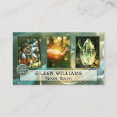 Magische sjamanistische genezingsfoto visitekaartje (Voorkant)