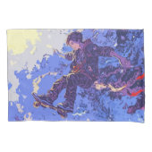 Magische Skateboard Ride - Skateboarder Kussensloop (Voorkant)