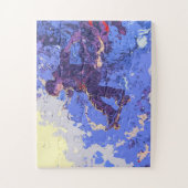 Magische Skateboard Ride - Skateboarder Legpuzzel (Verticaal)