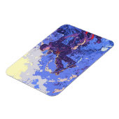 Magische Skateboard Ride - Skateboarder Magneet (Linkerzijde)