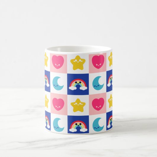 Magische slokjes Schattigee geruite Mok (Center)