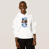 Magische Sneeuwman Kerst Pullover Hoodie voor Jong (Voorkant volledig)