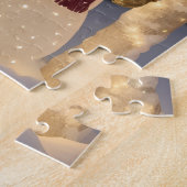 Magische Sneeuwman Kerstverlichting Legpuzzel (Zijkant)