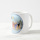 Magische Sneeuwman Koffiemok (Voorkant rechts)