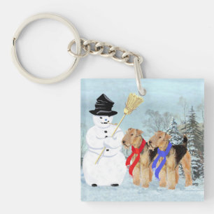 Magische Sneeuwman Sleutelhanger