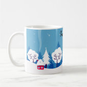 Magische sneeuwscooters koffiemok (Links)