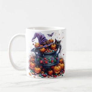 Magische Snoep gevulde ketel Halloween Koffiemok