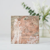 Magische Snowflake eenmaal op een uitnodiging van  (Staand voorkant)