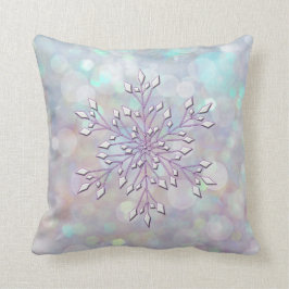 *~* Magische Snowflake Inner Peace Blue Lavender Kussen