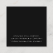 Magische Sparkle Print Visitekaartje (Achterkant)