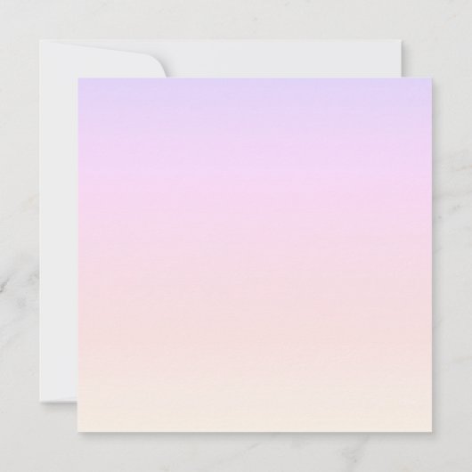 Magische Sparkling Unicorn Verjaardag Uitnodiging (Achterkant)