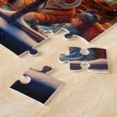 Magische Speelgoedwinkel met Kerstmis Legpuzzel (Zijkant)