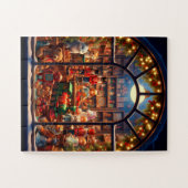 Magische Speelgoedwinkel met Kerstmis Legpuzzel (Horizontaal)