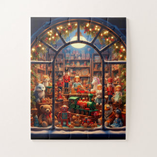 Magische Speelgoedwinkel met Kerstmis Legpuzzel