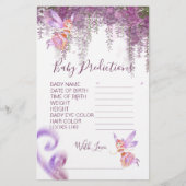 Magische speelthema Baby shower voorspellingen spe (Voorkant)