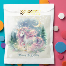 Magische sprankelende grillige eenhoorn kinderen v bedankzakje