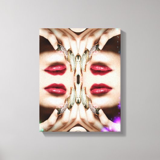 Magische spreuk canvas afdruk (Voorkant)