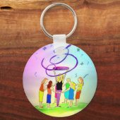 magische spreuk sleutelhanger (Voorkant)