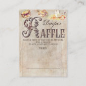Magische spreuken Luier Raffle Ticket Informatiekaartje (Voorkant)