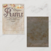 Magische spreuken Luier Raffle Ticket