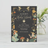 Magische Sprookje baby shower Kaart (Staand voorkant)