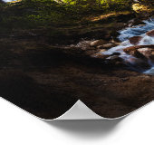 Magische sprookje bij waterval Peričnik, Slovenië Poster (Hoek)