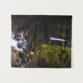 Magische sprookje bij waterval Peričnik, Slovenië Wandkleed (Voorkant (horizontaal))