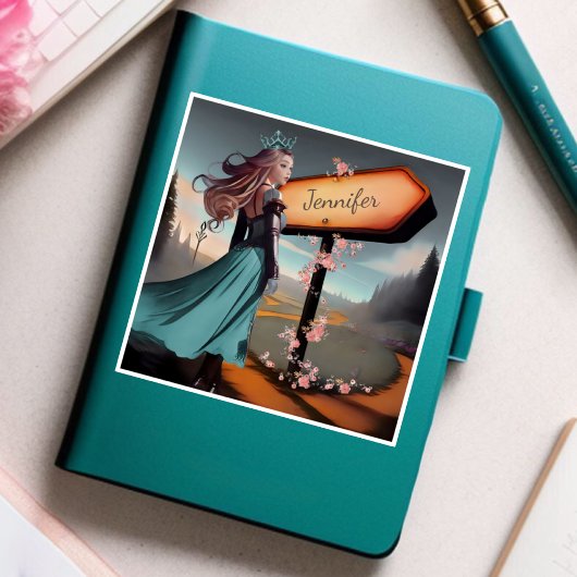 Magische Sprookje Waterverf Vinyl Stickers