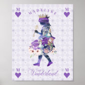 Magische sprookjesboek Alice in Wonderland Poster (Voorkant)