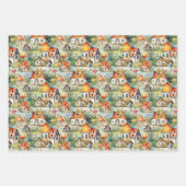 MAGISCHE SPROOKJESHUIZEN EN SPROOKJESDORPSCHENKING INPAKPAPIER VEL (Voorkant 3)