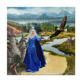 Magische sprookjeslandschap legpuzzel