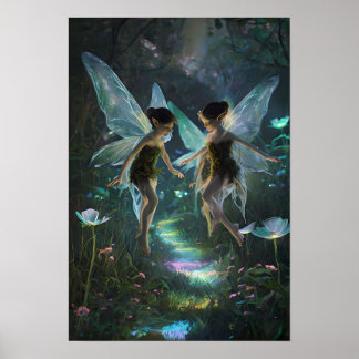 Magische Sprookjesmuur Kunst Poster