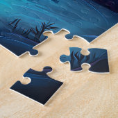 Magische Sprookjespaddenstoelen & Zwevend Eiland Legpuzzel (Zijkant)