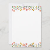 Magische Sprookjestuin Verjaardag Paddenstoelenblo Kaart (Achterkant)