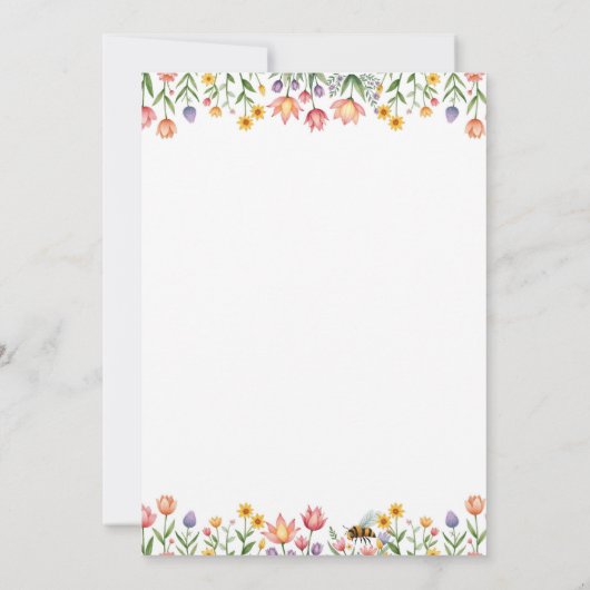 Magische Sprookjestuin Verjaardag Paddenstoelenblo Kaart (Achterkant)