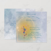 Magische sprookjestuin verjaardags uitnodiging voo (Voorkant / Achterkant)