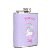 Magische spullen. Shooiende Unicorn & Shootster Heupfles (Rechts)