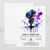 Magische Spy Ninja Digitaal Meisje Verjaardag Kaart (Voorkant / Achterkant)