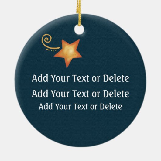 Magische St. Nicholas - Santa - SRF Keramisch Ornament (Achterkant)