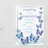 Magische staafjes gestreept op zaterdag kaart (Voorkant / Achterkant)