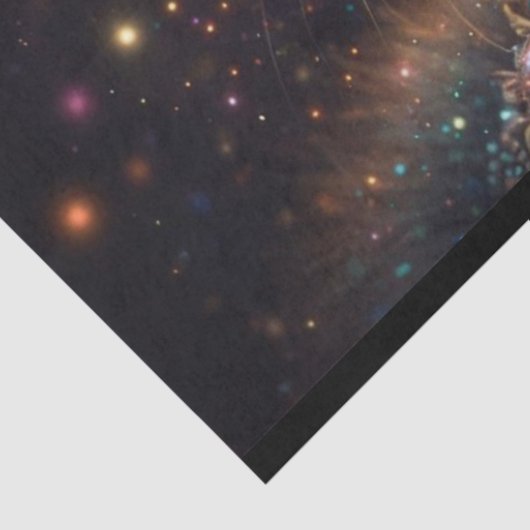 Magische Steampunk Maine Coon Cat Decoupage Tissuepapier (Detail)