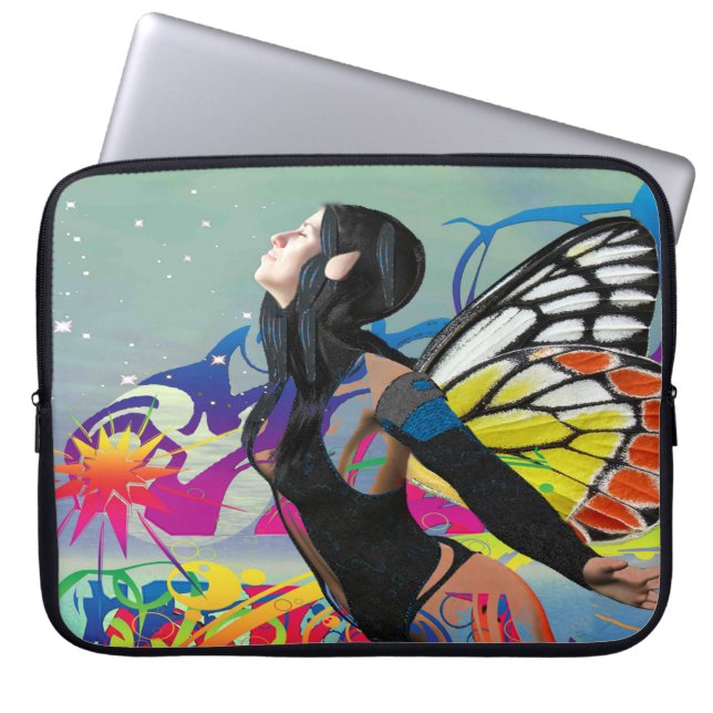 Magische ster laptop sleeve (Voorkant)