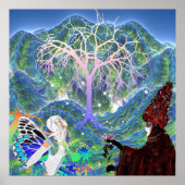 Magische Sterrenboom Poster (Voorkant)